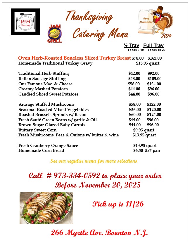 jm grill thanksigving